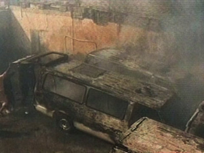 12 edhi ambulances destroyed in fire