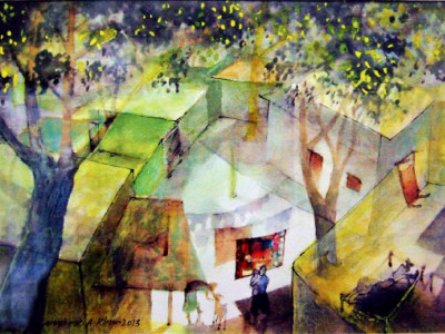 reviewing the ordinary paintings as fluid as the tremor of life