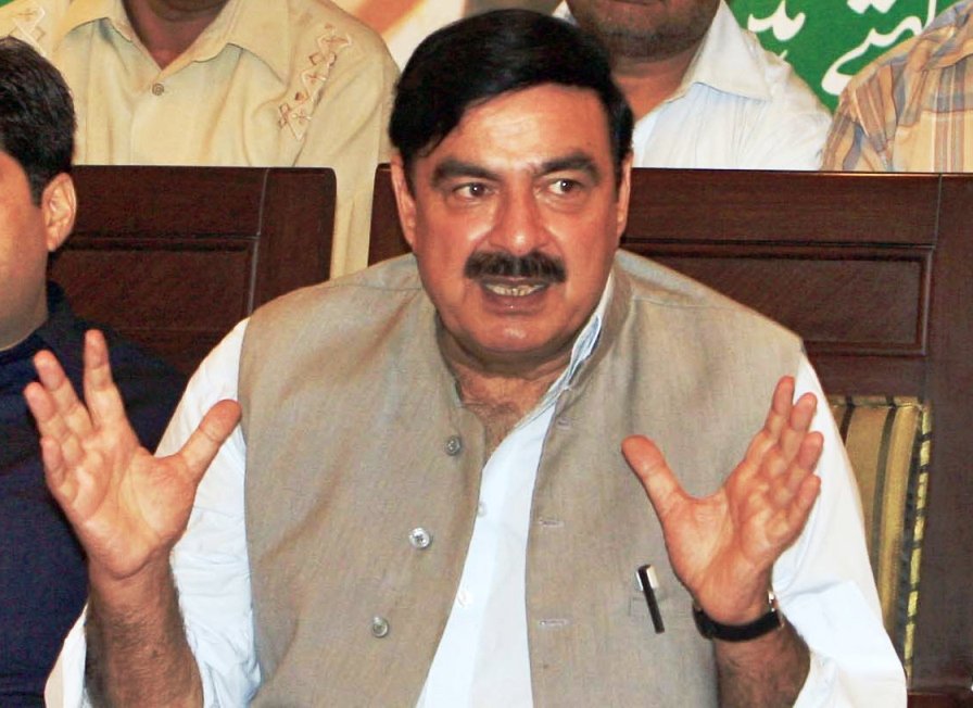 awami muslim league chief sheikh rashid photo waseem niaz