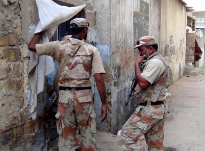 rangers raid two alleged ttp militants killed in karachi