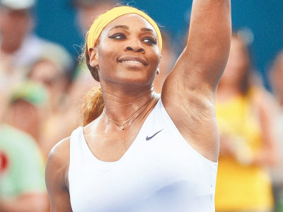 brisbane international serena sharapova set up 17th meeting