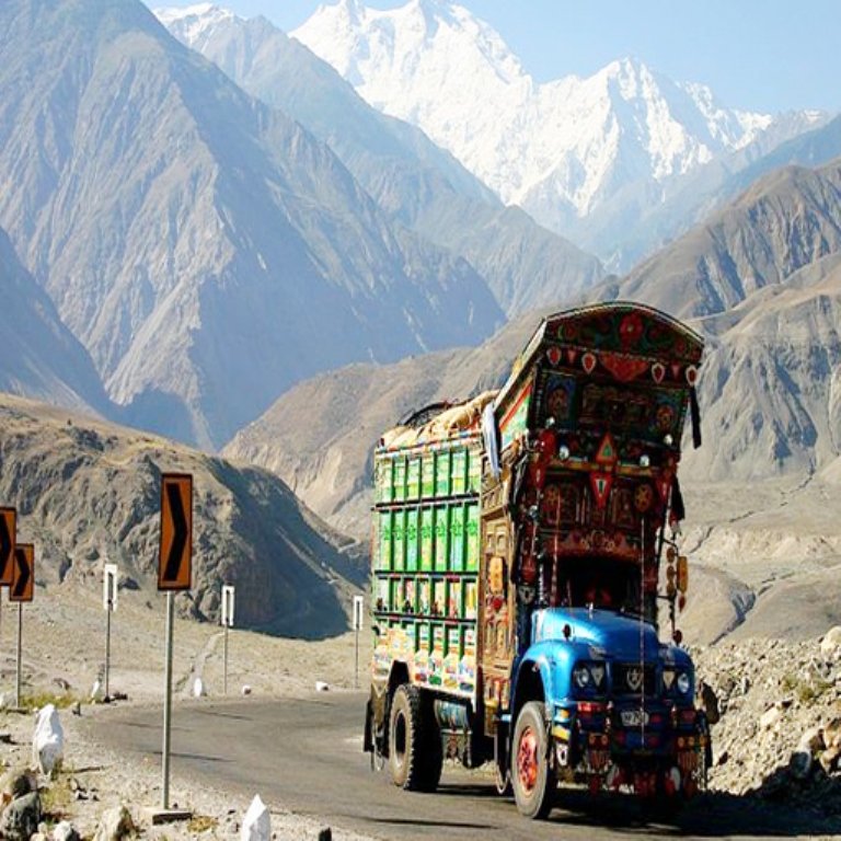 karakorum highway nanga parbat photo file