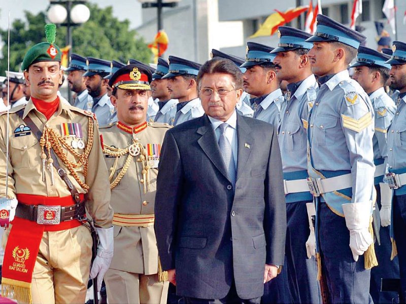 situationer for musharraf reality sinks in