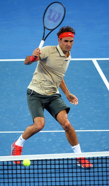 almost perfect roger federer gave a tennis masterclass as he downed marinko matosevic for the loss of just two games afp