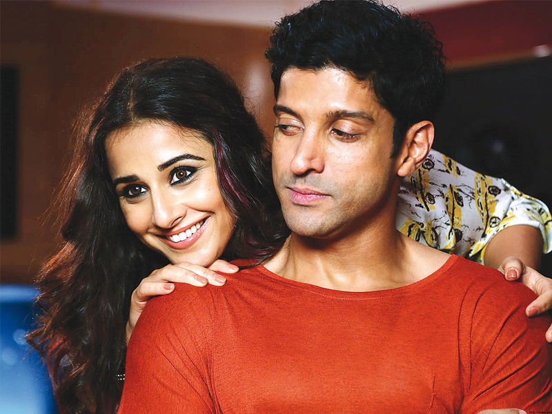 vidya balan and farhan akhtar will be seen for the first time together in shaadi ke side effects photo file