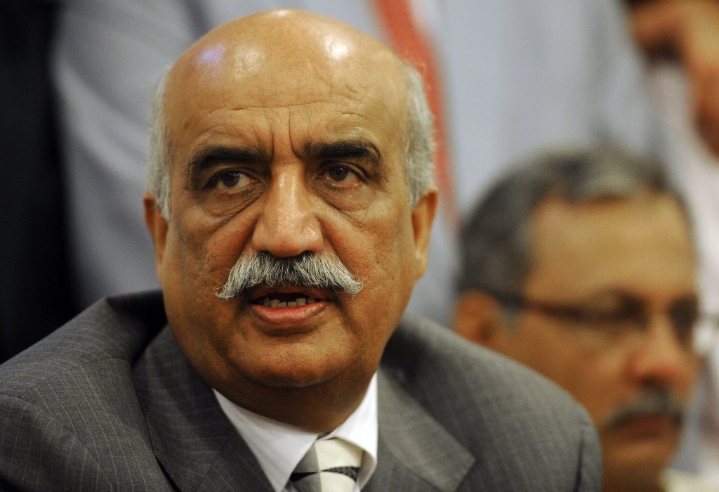 leader of the opposition in the national assembly syed khurshid shah photo afp