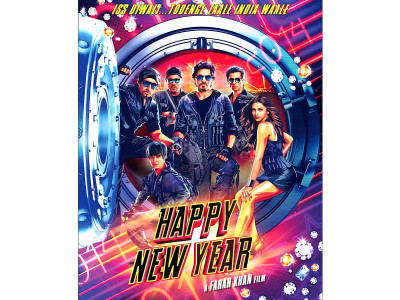 did you know srk s latest happy new year poster out