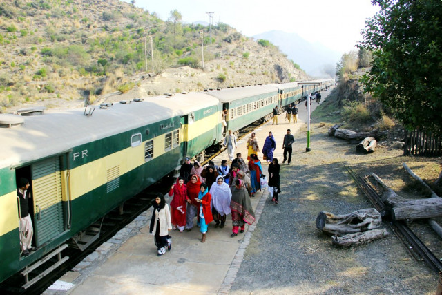 the train journey took the women through historical sites along the kabul river route photo courtesy tckp the train journey took the women through historical sites along the kabul river route photo courtesy tckp