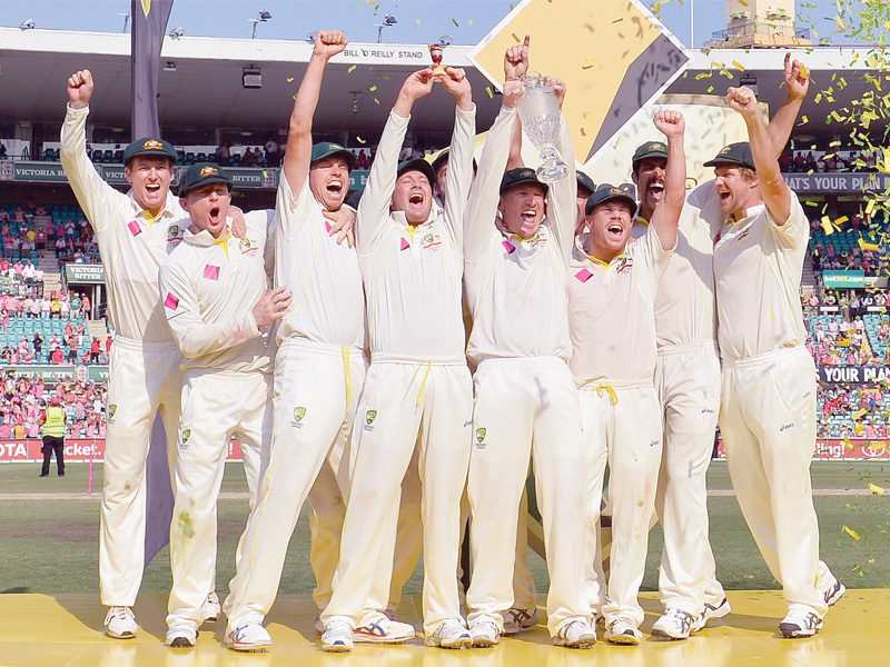 it was the third time australia had achieved a 5 0 series clean sweep over england after 1920 21 and 2006 07 photo afp