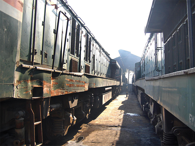 these engines are rusting away in the open due to unavailability of spare parts and shortage of funds to make them operational photos muhammad javed express