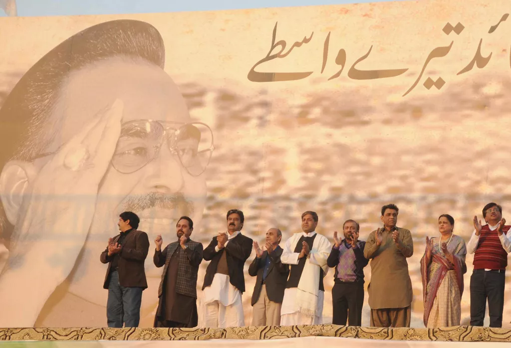 mqm leadership listening to the speech of mqm chief altaf hussain on january 5 2014 photo express mohammad noman mqm leadership listening to the speech of mqm chief altaf hussain on january 5 2014 photo express mohammad noman