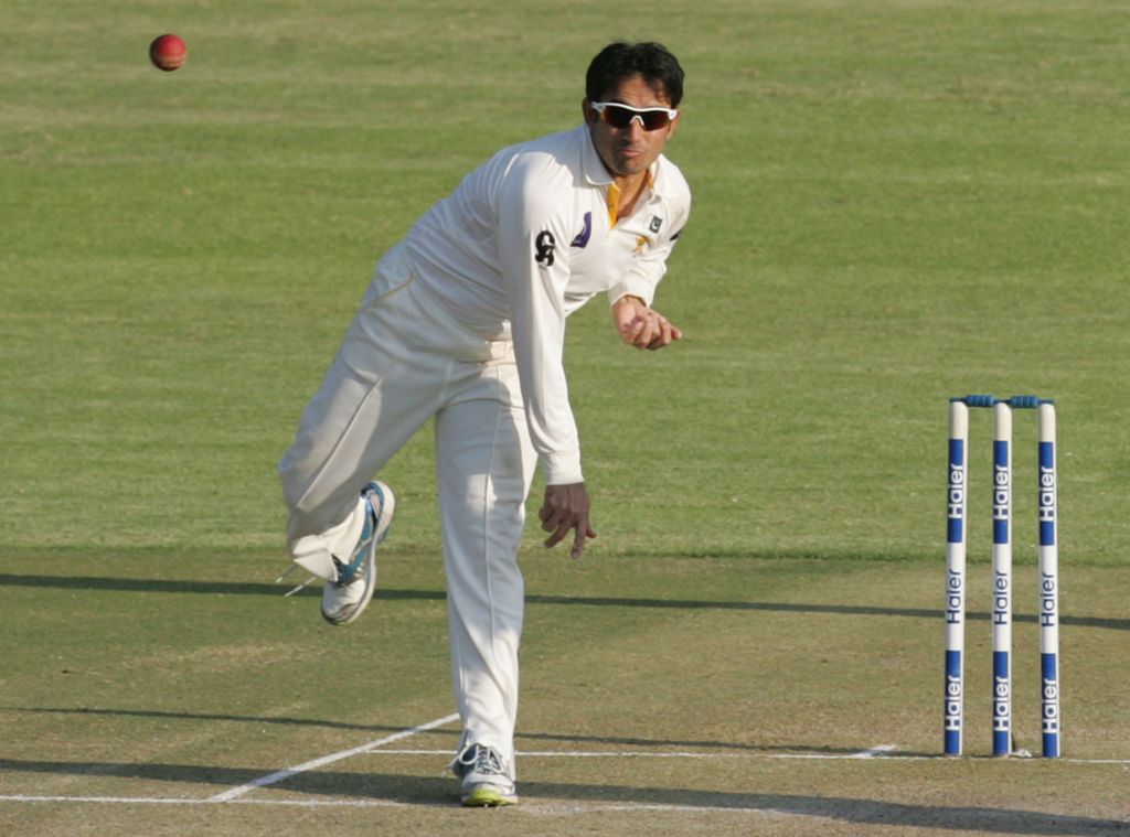 pakistan 039 s right arm off spin bowler saeed ajmal photo afp