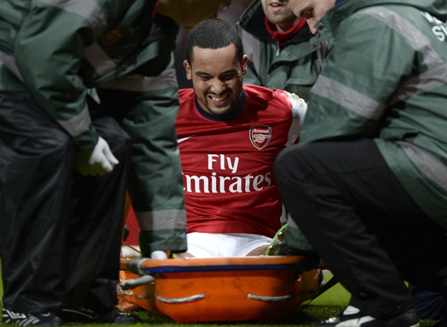 walc out theo walcott also missed the final two world cup qualifiers against montenegro and poland due to injury photo reuters