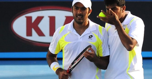 the indo pak express will face treat huey and dominic inglot in the next round photo afp file the indo pak express will face treat huey and dominic inglot in the next round photo afp file