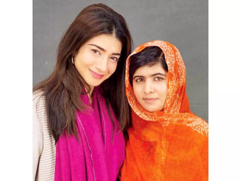 malala yousufzai and shiza shahid creators of the malala fund photo file malala yousufzai and shiza shahid creators of the malala fund photo file