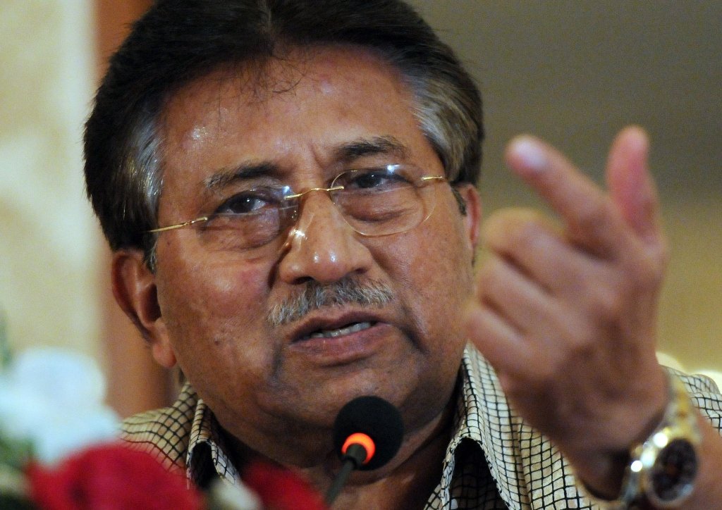 musharraf cannot be arrested during the trial as there is no such provision of arrest in the code of criminal procedure act 1976 says anwar mansoor photo afp file