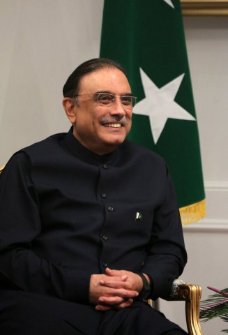 former president asif ali zardari photo afp