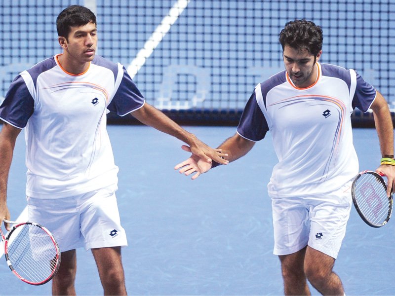 aisam and bopanna left their chennai open quarter final defeat disappointment behind to win the same round in the sydney international photo file afp