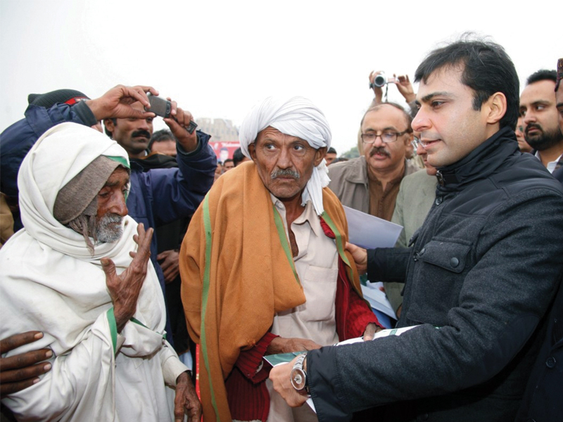 hamza shahbaz announces several projects during his visit to uch sharif