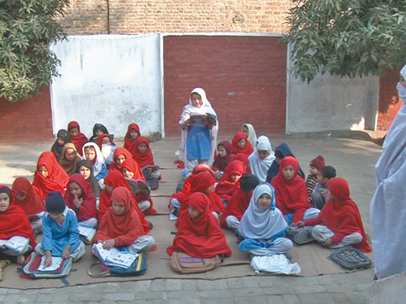 primary education girls school in charsadda has no electricity or toilet