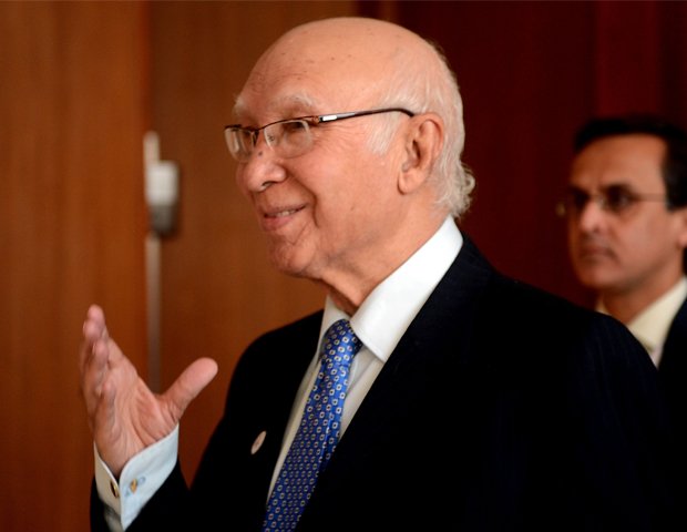 sartaj aziz adviser to prime minister nawaz sharif on national security and foreign affairs photo afp