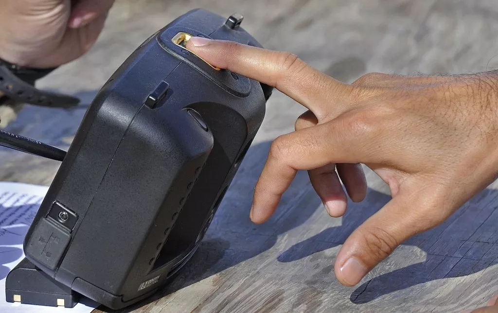 at government institutions around 60 percent of the employees were not able to enter their data into the machines photo afp at government institutions around 60 percent of the employees were not able to enter their data into the machines photo afp