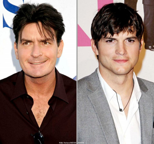 charlie sheen vs ashton kutcher charlie sheen vs ashton kutcher