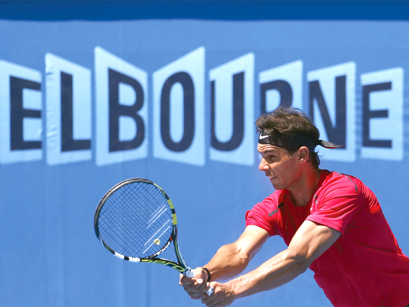 nadal started his season by winning the qatar open where he defeated gael monfils 6 1 6 7 6 2 photo afp