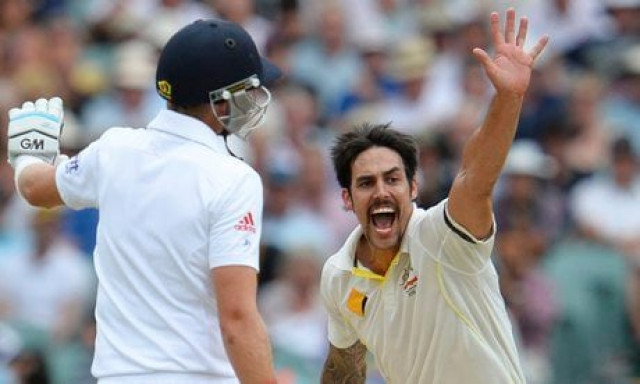 the lethal left arm paceman was the star of australia s 5 0 ashes clean sweep of the tourists with his express bowling finishing with 37 wickets at 13 97 photo afp file the lethal left arm paceman was the star of australia s 5 0 ashes clean sweep of the tourists with his express bowling finishing with 37 wickets at 13 97 photo afp file