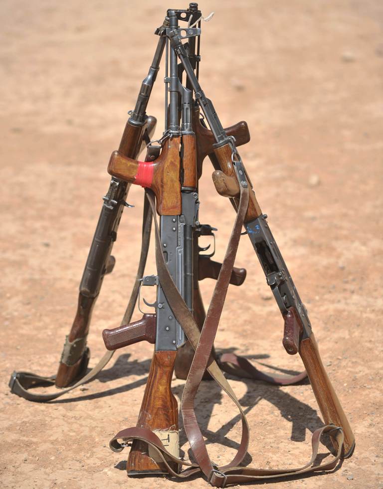 court found khan guilty of possessing unlicenced weapons within remits of sharae faisal police station in aug 2013 photo reuters