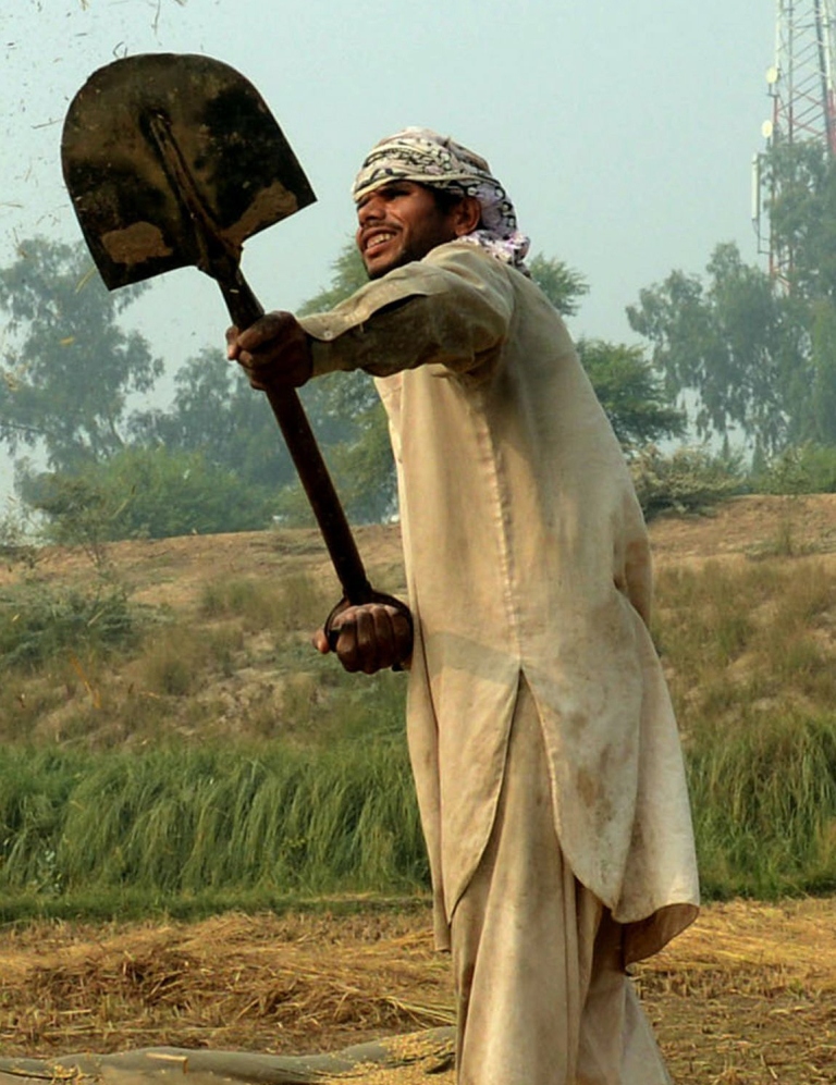 file photo of a pakistani villager photo file