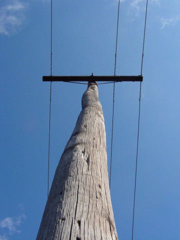 the crowd beat up the man until he fainted he was then tied to an electricity pole photo file