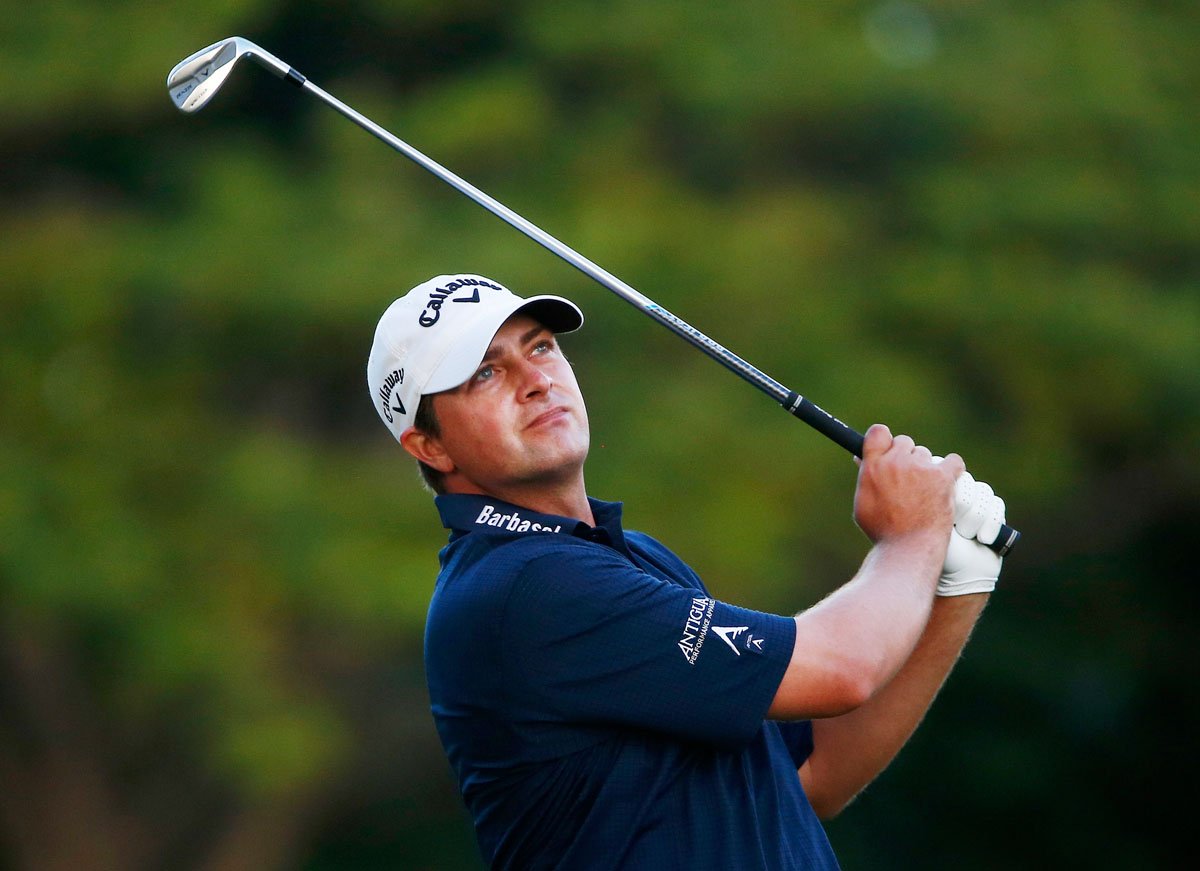 brian stuard plays a shot on the 15th hole during the second round of the sony open in hawaii at waialae country club on january 10 2014 in honolulu hawaii photo afp