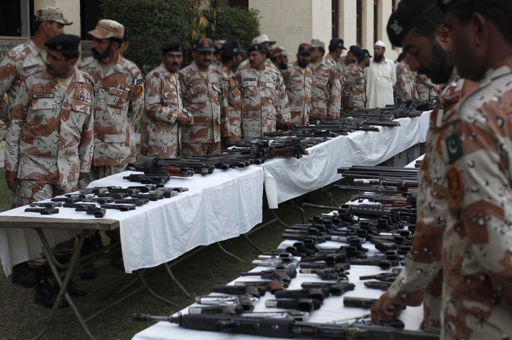 the rangers netted around 8 469 guns durig the year but the inflow is ceaseless and there will be just as many coming in as are taken out of circulation photo reuters