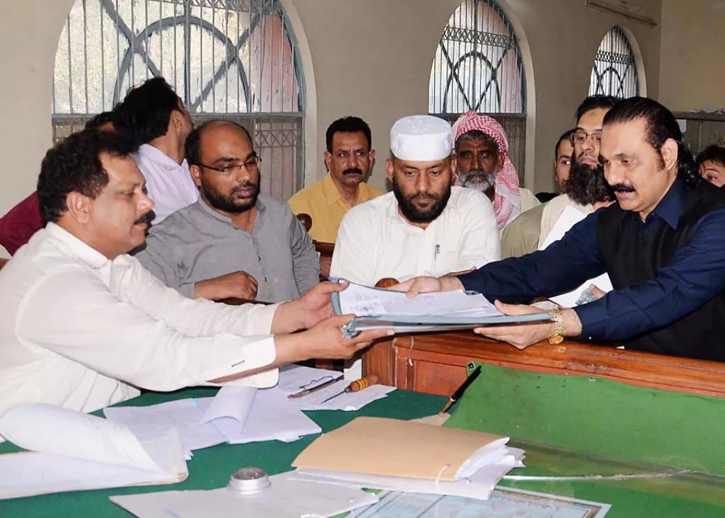over 65 000 aspiring candidates have filed nomination papers to contest the polls photo online file over 65 000 aspiring candidates have filed nomination papers to contest the polls photo online file