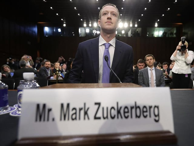 facebook co founder chairman and ceo mark zuckerberg testifies before a combined senate judiciary and commerce committee hearing in the hart senate office building on capitol hill april 10 2018 in washington dc photo getty facebook co founder chairman and ceo mark zuckerberg testifies before a combined senate judiciary and commerce committee hearing in the hart senate office building on capitol hill april 10 2018 in washington dc photo getty