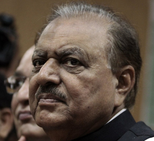 president mamnoon hussain photo reuters president mamnoon hussain photo reuters
