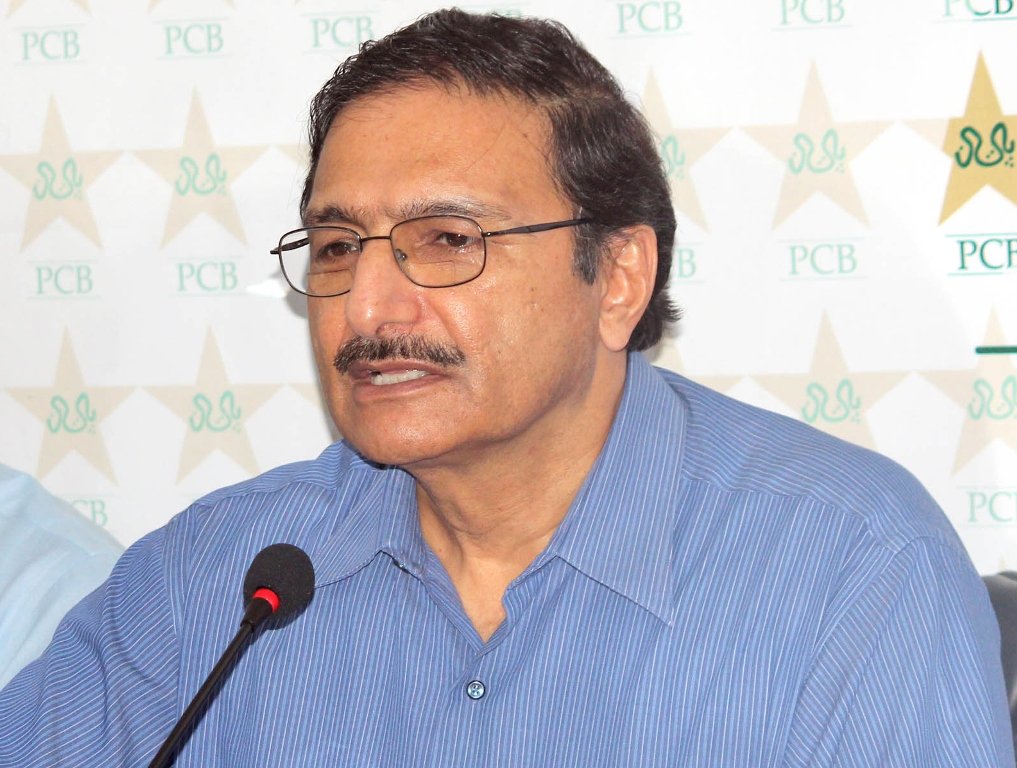 recently reinstated pcb chairman zaka ashraf photo tariq hassan