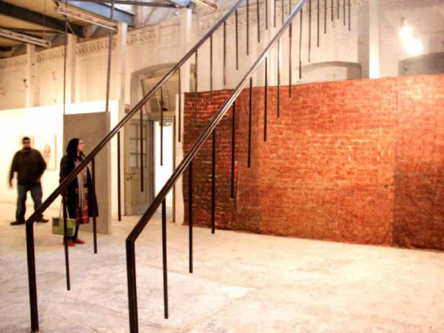 an installation of stairways creates an intriguing illusion photo shafiq malik express an installation of stairways creates an intriguing illusion photo shafiq malik express
