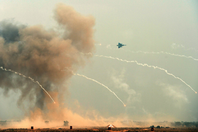 a pakistani mirage fighter aircraft during a training simulation photo afp file a pakistani mirage fighter aircraft during a training simulation photo afp file