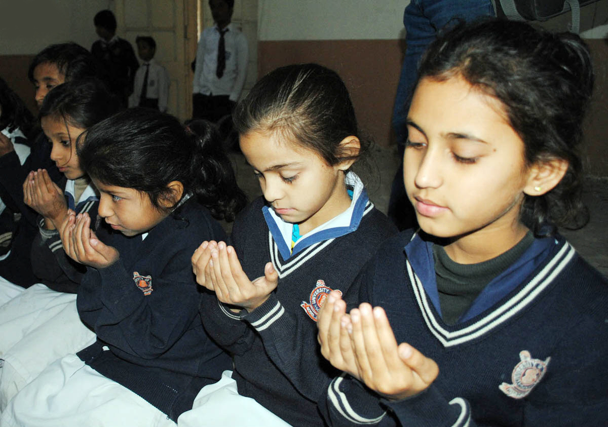 cosmic infer english school organised prayer session photo nni