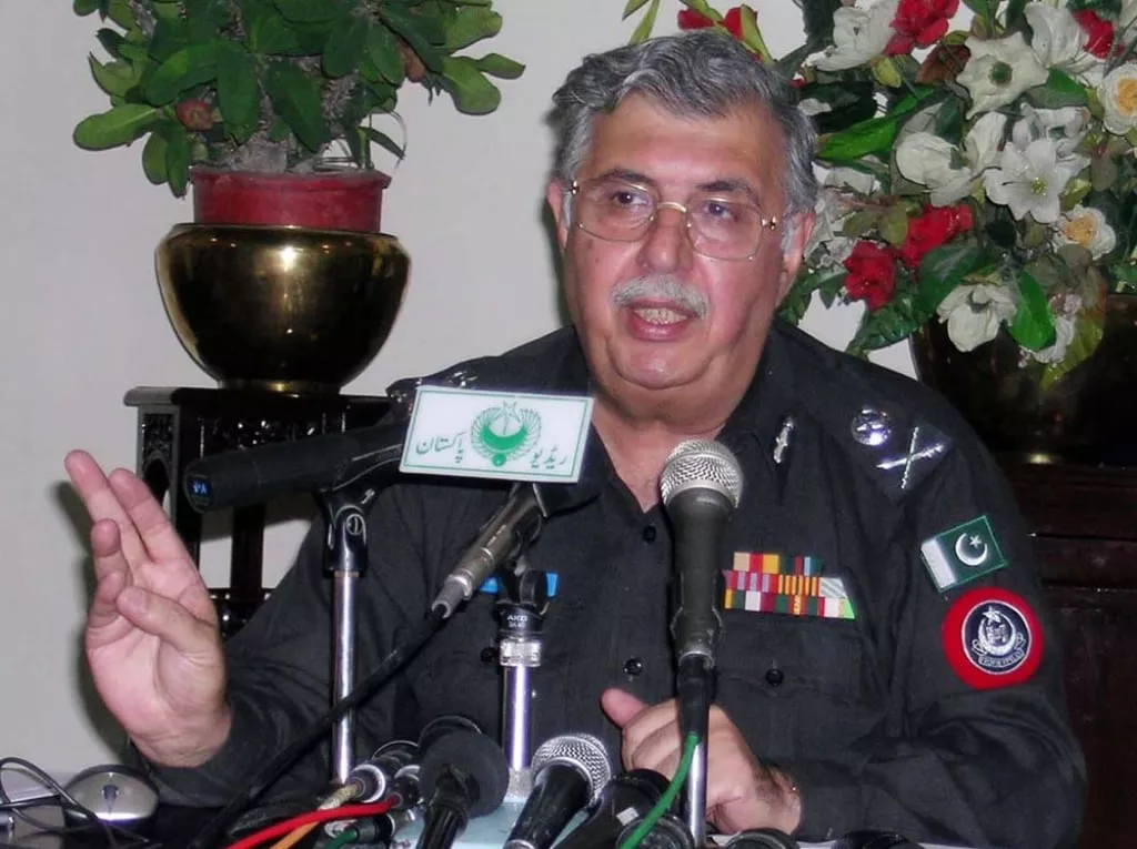 the former igp was taken from central jail peshawar where he was sent on a 14 day judicial remand photo file the former igp was taken from central jail peshawar where he was sent on a 14 day judicial remand photo file