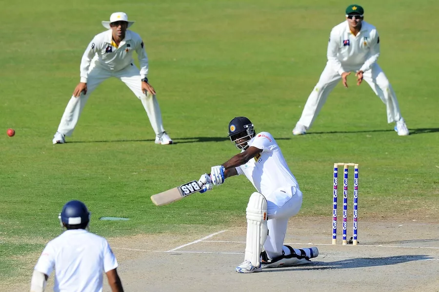 mathews who scored 91 and 157 not out in the drawn first test in abu dhabi continued to frustrate pakistan and added 112 runs with perera 95 before he holed out to ahmed shehzad at deep cover off junaid photo afp mathews who scored 91 and 157 not out in the drawn first test in abu dhabi continued to frustrate pakistan and added 112 runs with perera 95 before he holed out to ahmed shehzad at deep cover off junaid photo afp