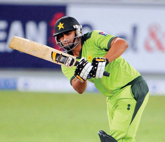 shahzaib hasan top scored with 119 off just 64 deliveries as he slammed 10 sixes and six boundaries photo afp file shahzaib hasan top scored with 119 off just 64 deliveries as he slammed 10 sixes and six boundaries photo afp file