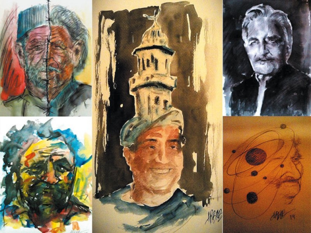 a few portraits of ghani khan by hamdullah arbab photo courtesy hamdullah arbab a few portraits of ghani khan by hamdullah arbab photo courtesy hamdullah arbab