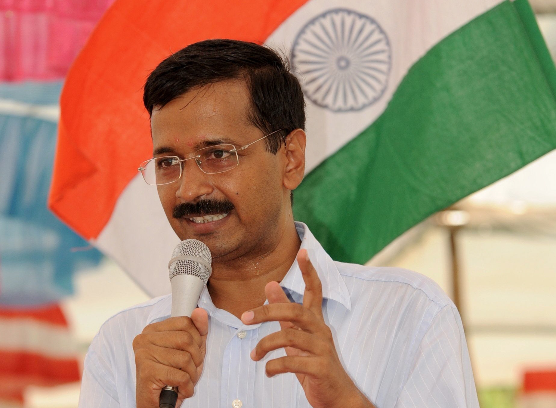 arvind kejriwal launched a sit in against the delhi police photo afp