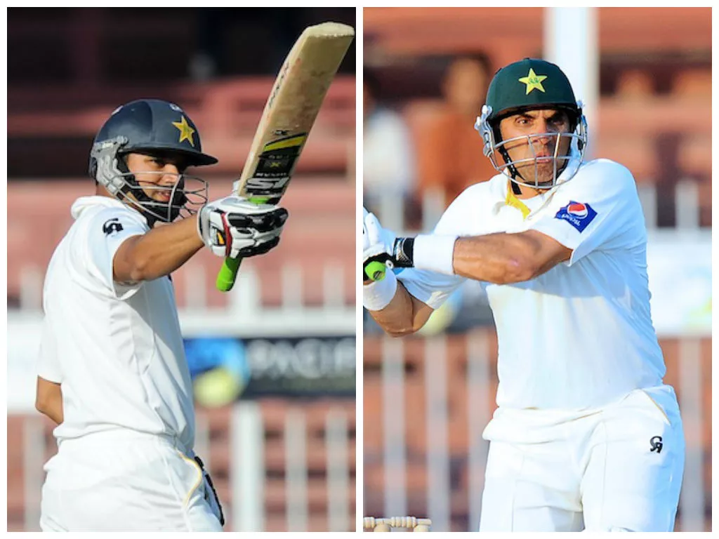 misbahul haq azhar ali help pakistan accomplish their second highest test run chase and level the series 1 1 with sri lanka photos afp misbahul haq azhar ali help pakistan accomplish their second highest test run chase and level the series 1 1 with sri lanka photos afp