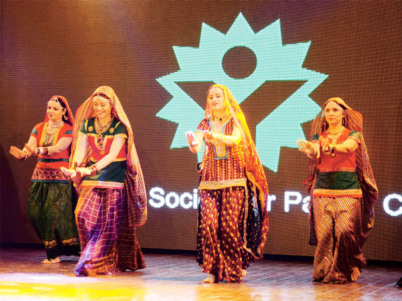 a troupe of young individuals put up exuberant performances and entertained the audience photo publicity