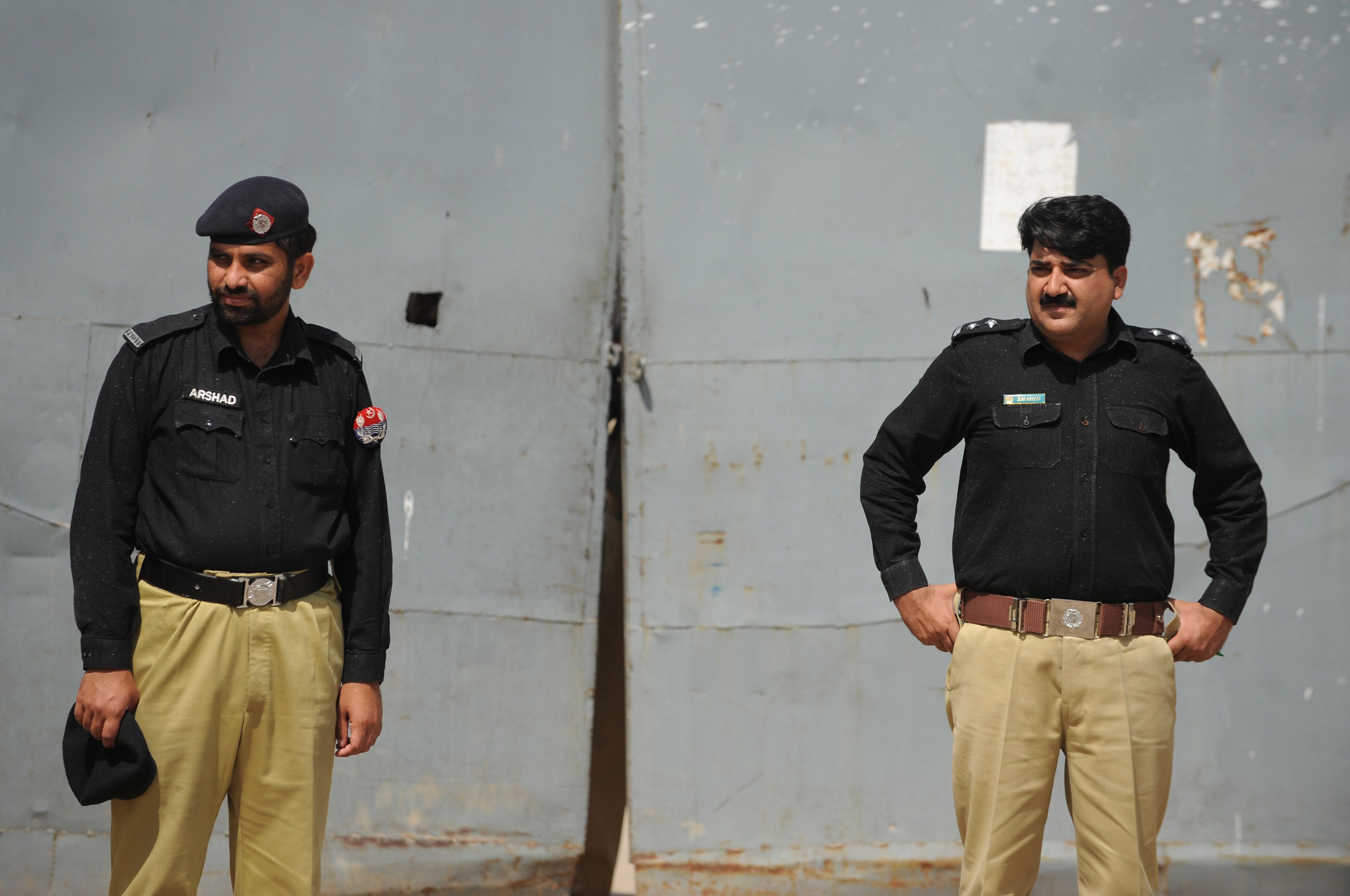 photo of policemen in rawalpindi photo afp