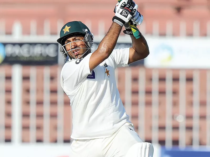 ahmed s 48 run knock came at an impressive strike rate of 104 and included four fours and a six photo afp ahmed s 48 run knock came at an impressive strike rate of 104 and included four fours and a six photo afp